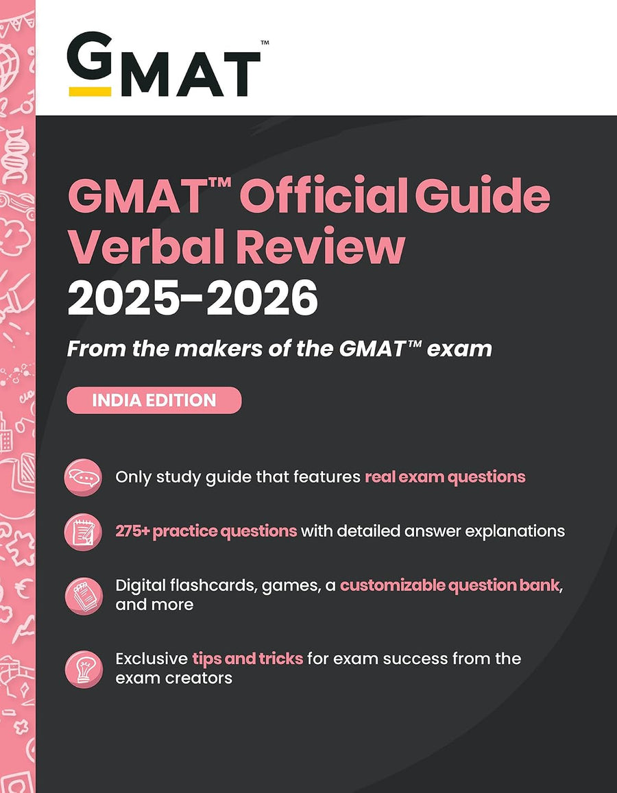 GMAT Official Guide Verbal Review 2025-2026 Wiley - cover