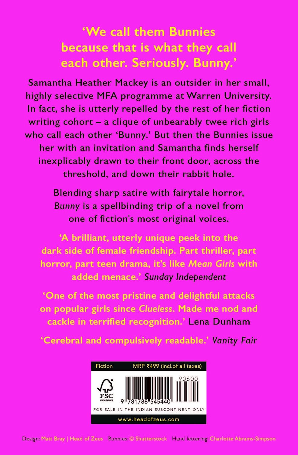 Bunny (Certified Reading) by Mona Awad