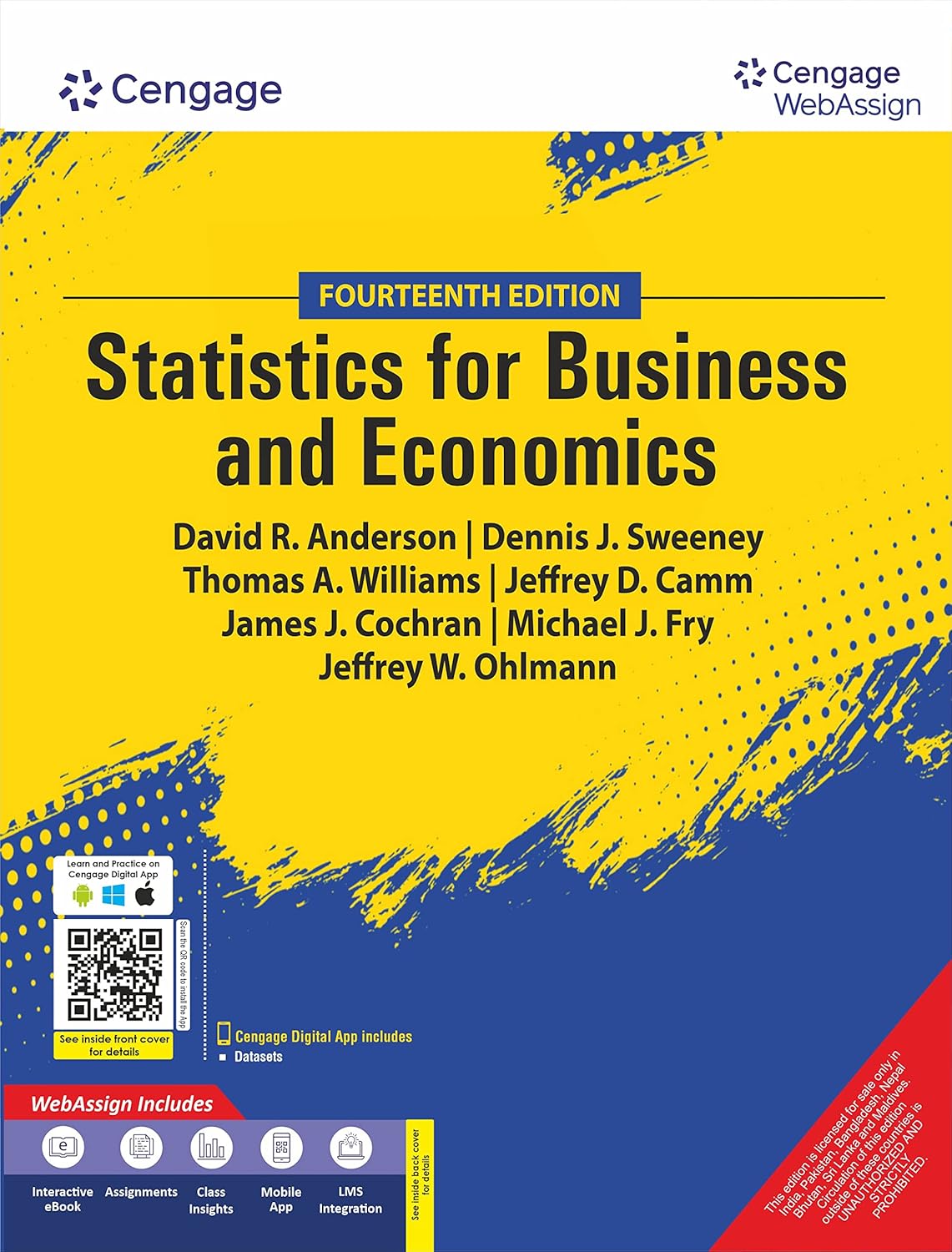 Statistics for Business & Economics with WebAssign