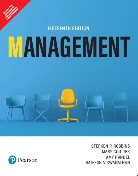 Pearson Management, 15e by Stephen P. Robbins