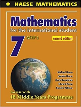 Mathematics for the International Student 7 MYP 2 2nd Edition Haese Mathematics