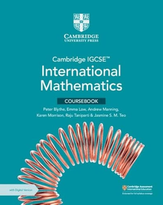 Cambridge IGCSE International Mathematics Coursebook Cambridge University Press