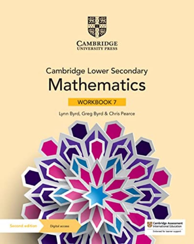 Cambridge Lower Secondary Mathematics Workbook 7 2nd Edition Cambridge University Press
