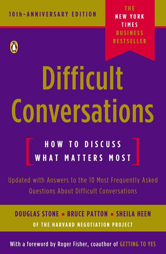 Difficult Conversations How to Discuss What Matters Most by Douglas Stone | Used Book India