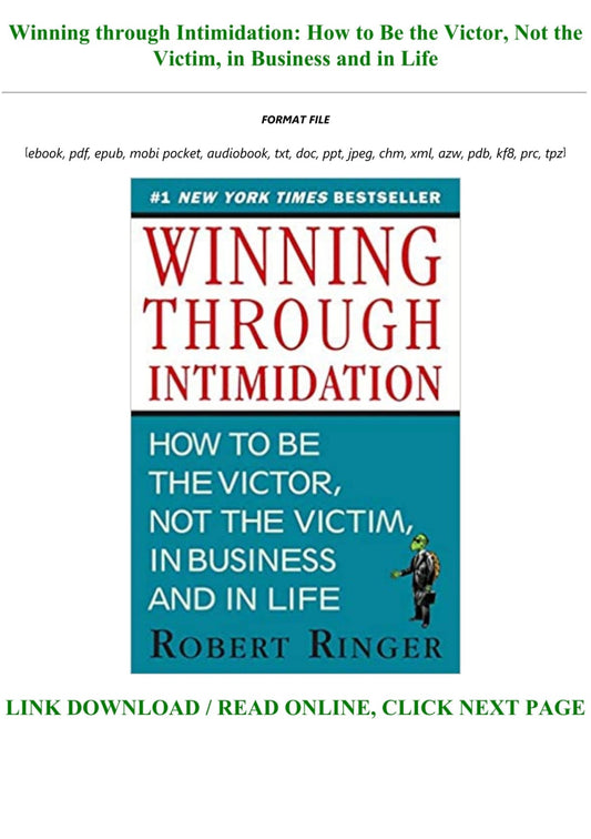 Winning Through Intimidation