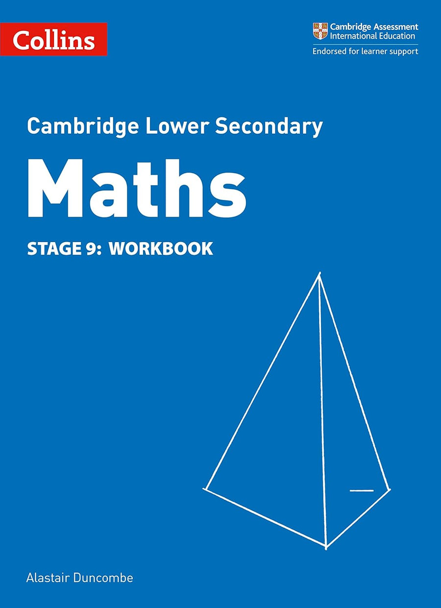 Collins Cambridge Lower Secondary Maths Stage 9 Workbook - cover