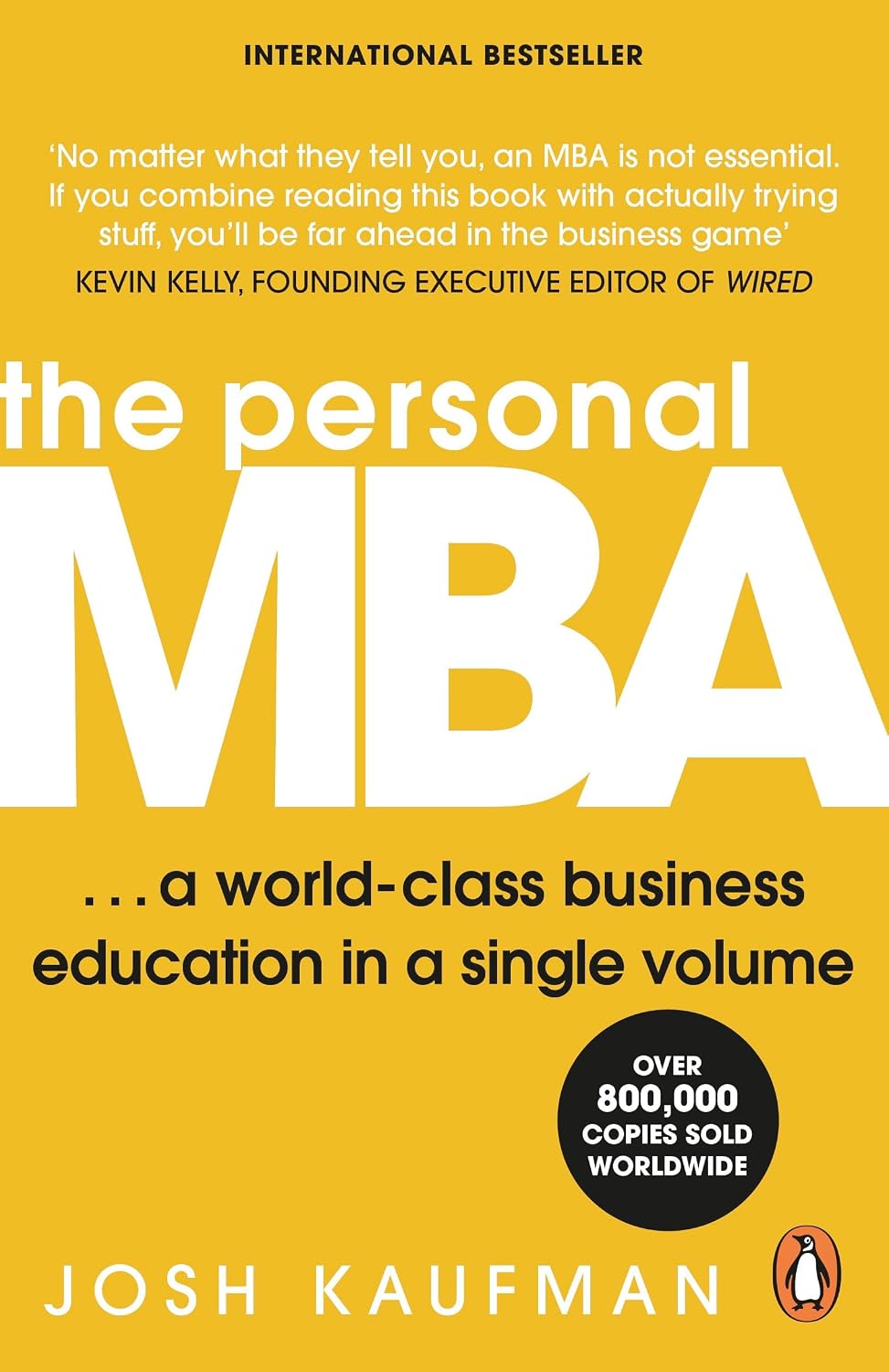 The Personal MBA Josh Kaufman Penguin