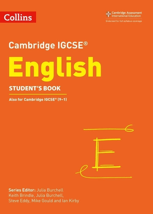 Collins Cambridge IGCSE™ English Student’s Book by Keith Brindle, Julia Burchell, Steve Eddy, Mike Gould - cover