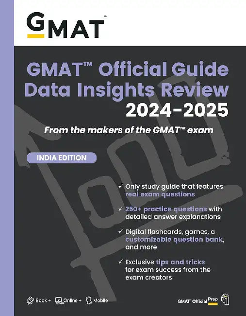 GMAT Official Guide Data Insights Review 2024-2025 Wiley India