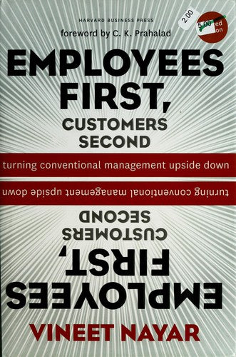 Employees first, customers second by Vineet Nayar - Used book, Good condition